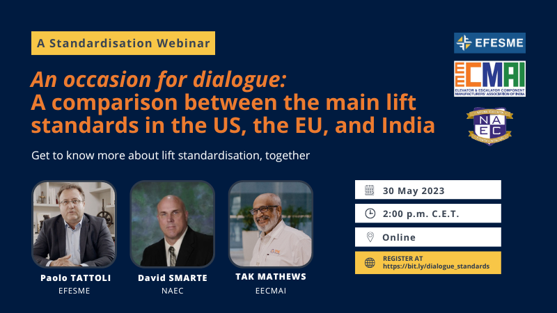 An occasion for dialogue: A comparison between the main lift standards in the US, the EU, and India