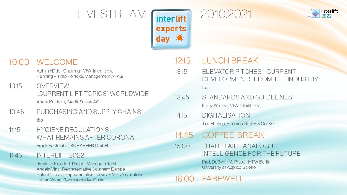 Program InterLift Experts Day