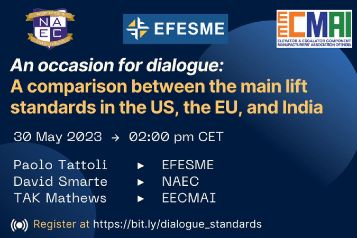 An occasion for dialogue: A comparison between the main lift standards in the US, the EU, and India