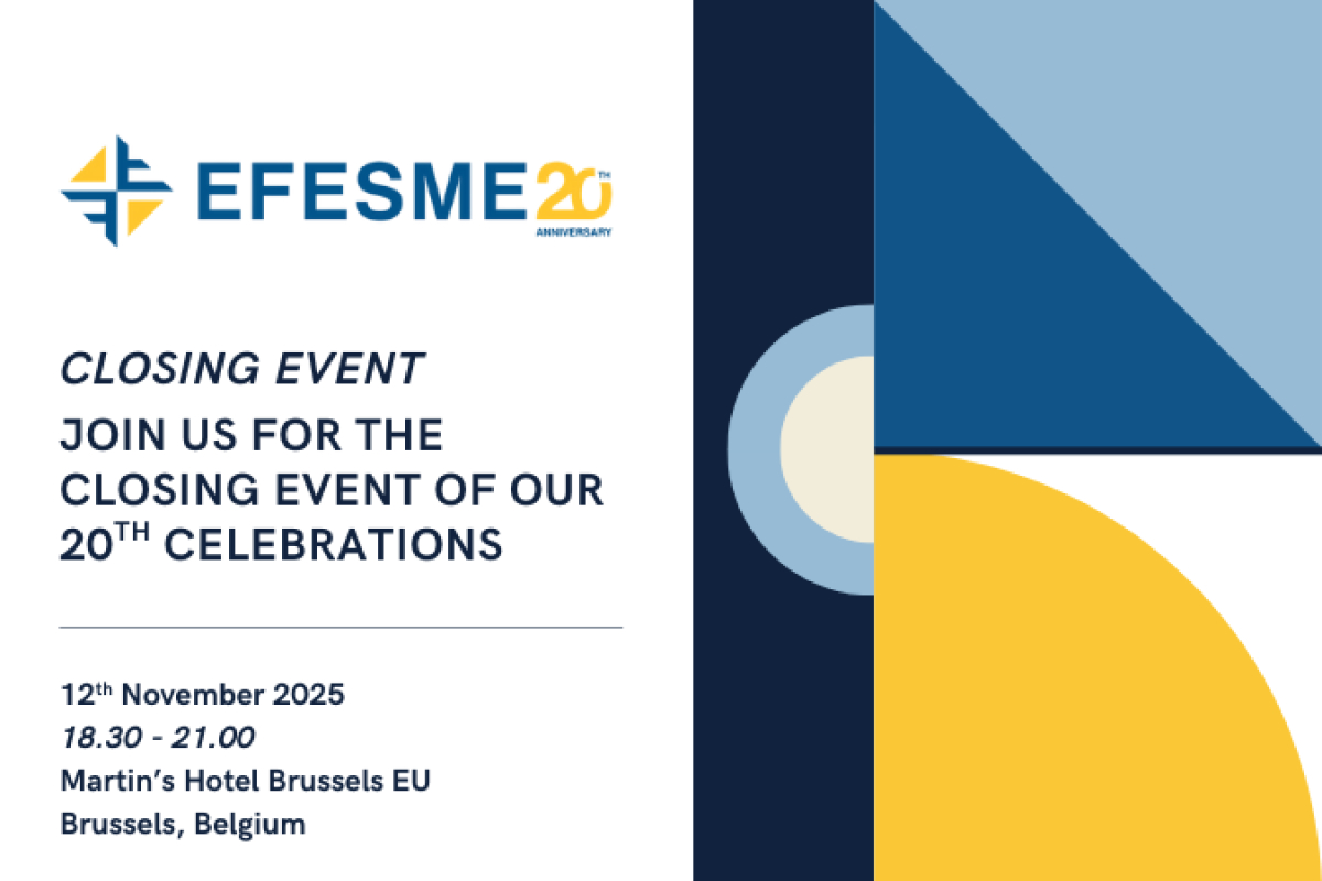 EFESME 20th Anniversary - Closing event in Brussels