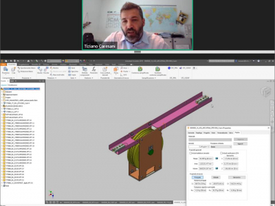 Mr. Caresani showing the level of details that can be introduced into a BIM project